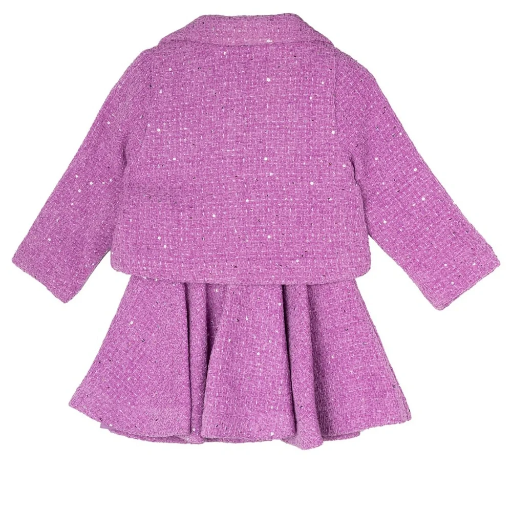 Sparkle & Shine Toddler‎ Girl Tweed Set – Size 4T – New
